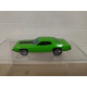 PLYMOUTH GTX 1971 GREEN 1:64 HOT WHEELS NO BOX