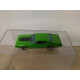PLYMOUTH GTX 1971 GREEN 1:64 HOT WHEELS NO BOX