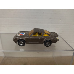 PORSCHE 911 TURBO MARRON ELF SUPERFAST 3 1:64/apx 1:64 MATCHBOX NO BOX