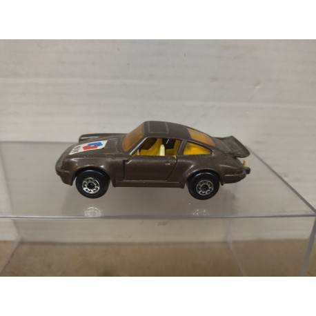 PORSCHE 911 TURBO MARRON ELF SUPERFAST 3 1:64/apx 1:64 MATCHBOX NO BOX
