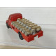 EBRO B-35 CAMION BARRILES TONELES ROJO (1) 1:87 H0 EKO SUCIO/DIRTY