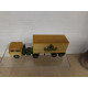 SKODA 706 TRUCK + TRAILER FREIBERGER 1:87 H0 PERMAT SUCIO/DESGUACE