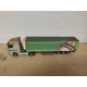 MERCEDES-BENZ ACTROS SAN MIGUEL TRANSKIT 1:87 H0 ITALERI SUCIO/DESGUACE/NO BOX
