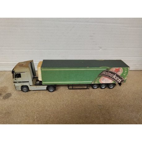 MERCEDES-BENZ ACTROS SAN MIGUEL TRANSKIT 1:87 H0 ITALERI SUCIO/DESGUACE/NO BOX