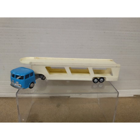 MERCEDES-BENZ 1413 PORTACOCHES AZUL/BLANCO 1:87 H0 EKO NO BOX