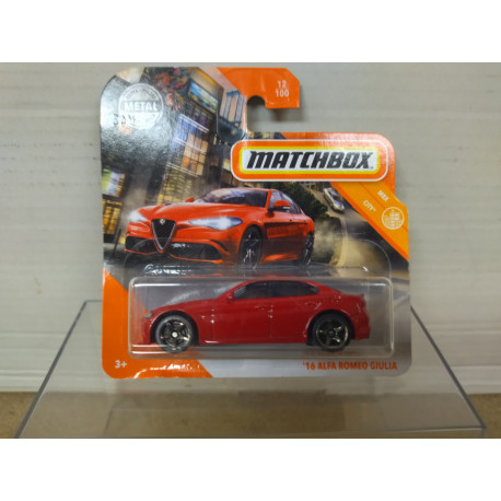 ALFA ROMEO GIULIA 2015 RED 1:64 MATCHBOX