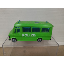 MERCEDES-BENZ T2 809D POLIZEI 1:55 SIKU 1920 NO BOX