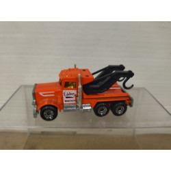 PETERBILT 1981 TOW TRUCK EDDIES MB61 1:80/apx 1:64 MATCHBOX NO BOX