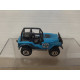JEEP 4X4 BLUE COOL MUD MB37 1:58/apx 1:64 MATCHBOX NO BOX