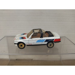 BMW E30 323i CABRIO WHITE MB39 1:58/apx 1:64 MATCHBOX NO BOX