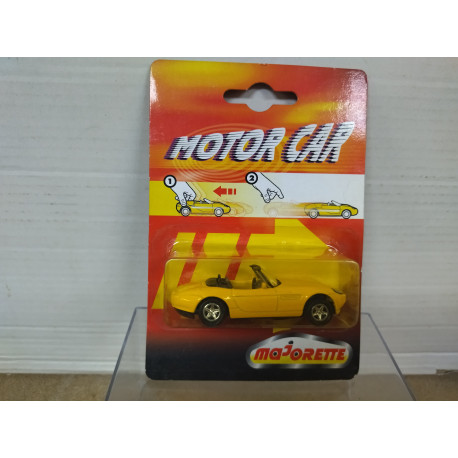 BMW E52 Z8 ROADSTER YELLOW 1:57/apx 1:64 MAJORETTE 244 MOTOR CAR BOX