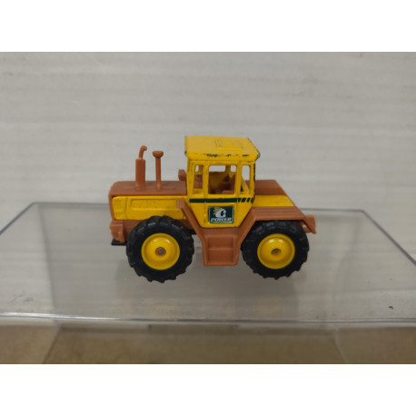 MERCEDES-BENZ TRAC 1600 TRACTOR YELLOW MB27 1:77/apx 1:64 MATCHBOX NO BOX