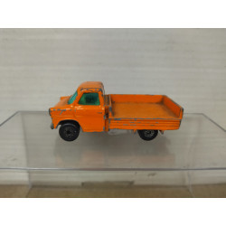 FORD TRANSIT PICKUP ORANGE MB66 (4) /apx 1:64 MATCHBOX NO BOX