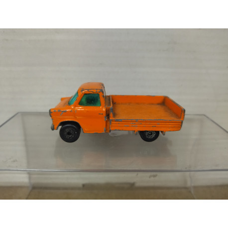 FORD TRANSIT PICKUP ORANGE MB66 (4) /apx 1:64 MATCHBOX NO BOX