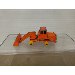 TRACTOR SHOVEL ORANGE LESNEY 69 (1) 1:100/apx 1:64 MATCHBOX NO BOX
