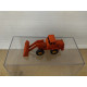 TRACTOR SHOVEL ORANGE LESNEY 69 (2) 1:100/apx 1:64 MATCHBOX NO BOX