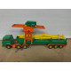 HENSCHEL HANOMAG F201S-2A CAMION + GRUA + TUBOS 1:60/apx 1:64 SIKU V350 NO BOX