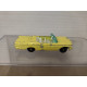 PONTIAC CONVERTIBLE YELLOW LESNEY 39 (1) 1:86/apx 1:64 MATCHBOX NO BOX