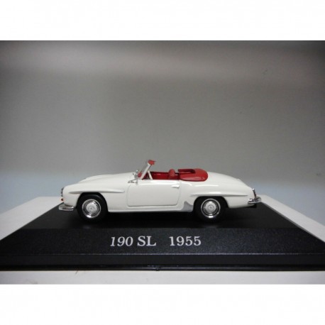 MERCEDES-BENZ W121 BII 190SL 1955 WHITE 1:43 DeAGOSTINI IXO