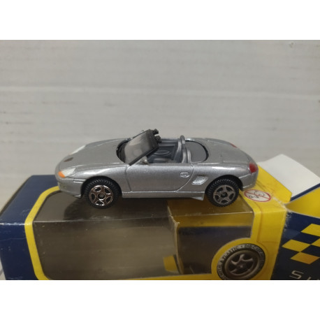 PORSCHE BOXSTER S CABRIOLET SILVER apx 1:64 MOTOR MAX