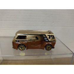 VOLKSWAGEN T3 CUSTOM GOLD/BROWN 4/5 VANS 1:64 HOT WHEELS NO BOX