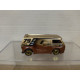 VOLKSWAGEN T3 CUSTOM GOLD/BROWN 4/5 VANS 1:64 HOT WHEELS NO BOX