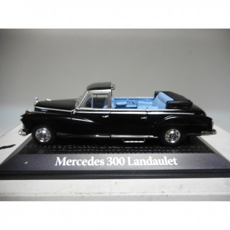 MERCEDES-BENZ W189 300 1963 LANDAULET ADENAUER / KENNEDY 1:43 NOREV ATLAS