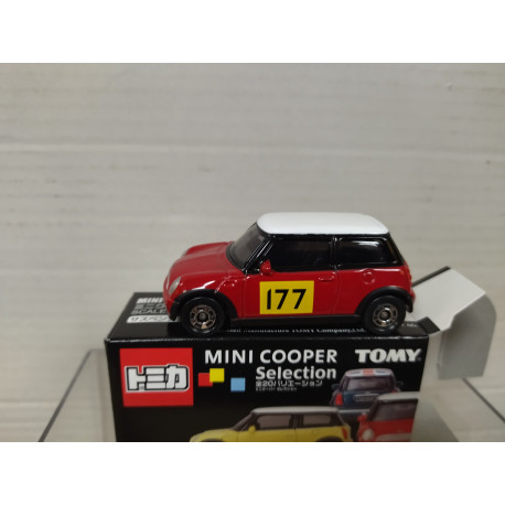 MINI COOPER SELECTION RED/WHITE n177 1:57/apx 1:64 TOMICA