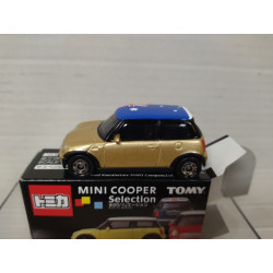 MINI COOPER SELECTION GOLD/BLUE FLAG AUSTRALIA 1:57/apx 1:64 TOMICA