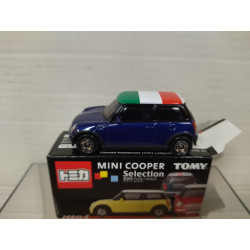 MINI COOPER SELECTION BLUE FLAG ITALY 1:57/apx 1:64 TOMICA