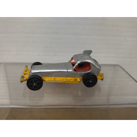 SUPER STOCK CAR SILVER apx 1:64 CORGI WHIZZWHEELS NO BOX