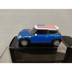 MINI COOPER ONE 2006 LIGHT BLUE USA apx 1:64 NOREV 3 INCHES (7,5cm)