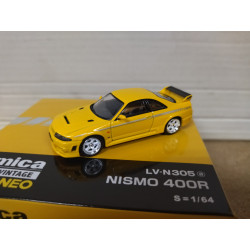NISSAN SKYLINE GT-R R33 NISMO 400R YELLOW 1:64 TOMICA LIMITED VINTAGE NEO LV-N305a
