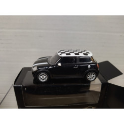 MINI COOPER ONE 2006 BLACK/WHITE & BLACK apx 1:64 NOREV 3 INCHES (7,5cm)