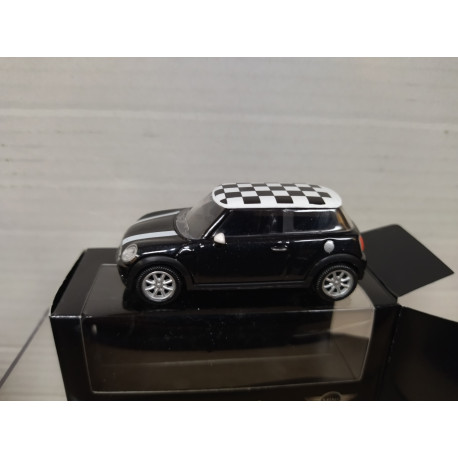 MINI COOPER ONE 2006 BLACK/WHITE & BLACK apx 1:64 NOREV 3 INCHES (7,5cm)