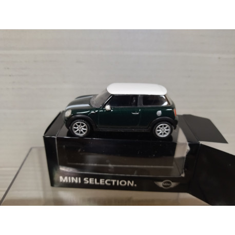 MINI COOPER ONE 2006 GREEN/WHITE apx 1:64 NOREV 3 INCHES (7,5cm)