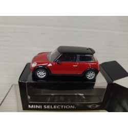 MINI COOPER ONE 2006 RED/BLACK apx 1:64 NOREV 3 INCHES (7,5cm)