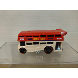 AUTOBUS TROUBLE DECKER RED 1:64 HOT WHEELS NO BOX