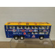 AUTOBUS JUMBO SHUTTLE TRAFFIC 15 cm Long PULLBACK NO BOX