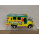 JEEP JEEPNEY PHILIPPINE MANILA AUTOBUS TURISTICO 13 cm Long PULLBACK NO BOX