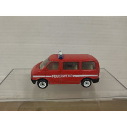 VOLKSWAGEN T4 FEUERWEHR/FIRE (2) apx 1:64 SIKU 820/824/825 NO BOX