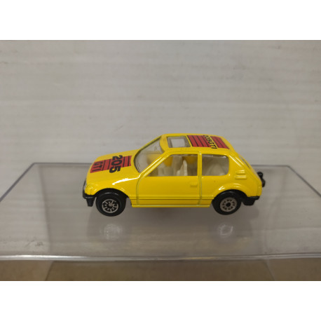 PEUGEOT 205 GTi YELLOW apx 1:64 EDOCAR BOX