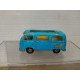 VOLKSWAGEN T2 CAMPER DORMOBILE BLUE SUPERFAST 23 1:63/apx 1:64 MATCHBOX NO BOX