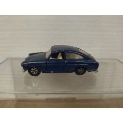 VOLKSWAGEN 1600 TL REPINTADO/BLUE LESNEY 67 1:61/apx 1:64 MATCHBOX NO BOX