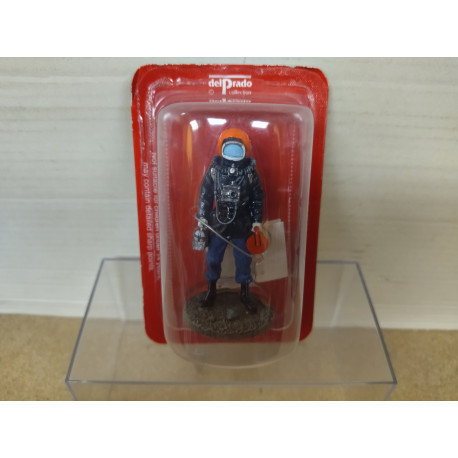 BOM 101 BOMBERO/FIREFIGHTER 1978 GREP FRANCE 1:32 DelPRADO FIGURES