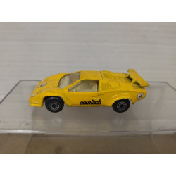 LAMBORGHINI COUNTACH LP 500S YELLOW MB67 1:56/apx 1:64 MATCHBOX NO BOX