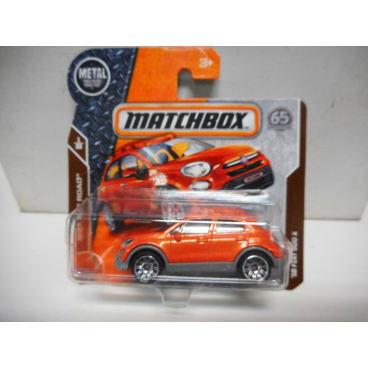 FIAT 500X 2016 ORANGE 1:64 MATCHBOX - BCN STOCK CARS
