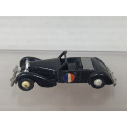 BUGATTI CABRIOLET NEGRO 1:87 H0 ANGUPLAS MINI CARS NO BOX