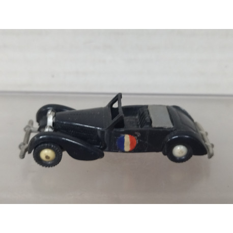 BUGATTI CABRIOLET NEGRO 1:87 H0 ANGUPLAS MINI CARS NO BOX