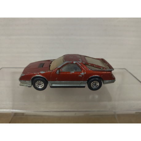 DODGE DAYTONA TURBO Z RED MB28 1:58/apx 1:64 MATCHBOX NO BOX